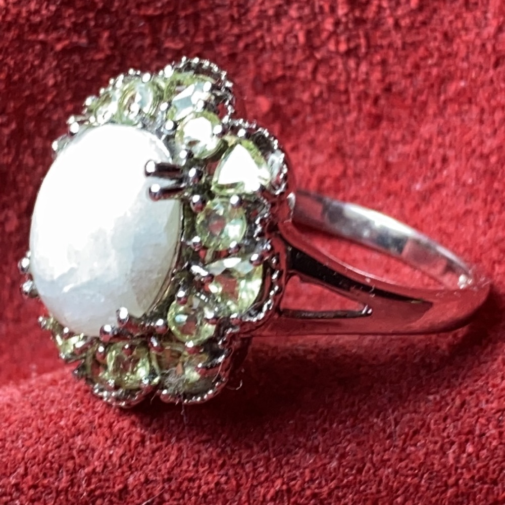 Sterling Silver 925 Ring 9 Victorian Goth Costume Jewelry